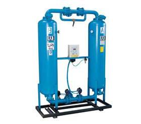 No heat regeneration adsorption compressed air dryer